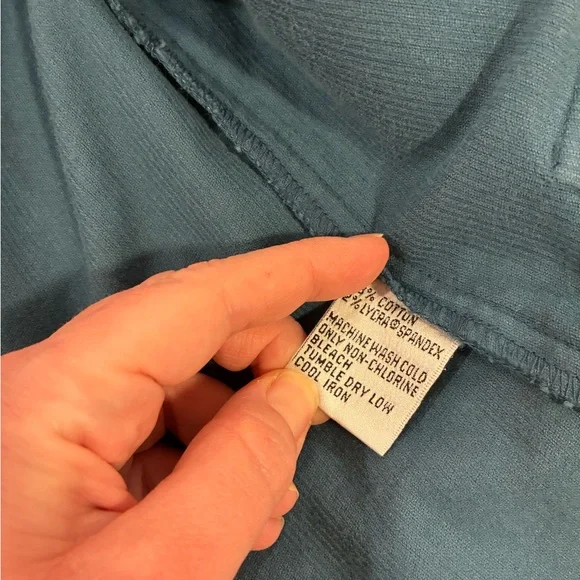 Talbots Teal Corduroy Blazer Size 6 Stretch - Picture 5 of 11